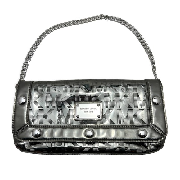 MICHAEL KORS Delancy Metallic Crossbody - Picture 1 of 6